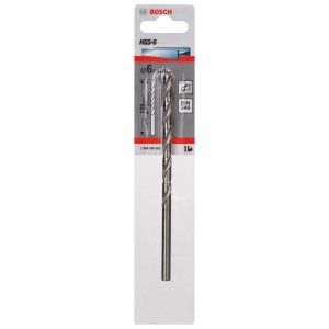 Bosch Metallbohrer HSS-G, 6 mm, für präzise Löcher in Metall.