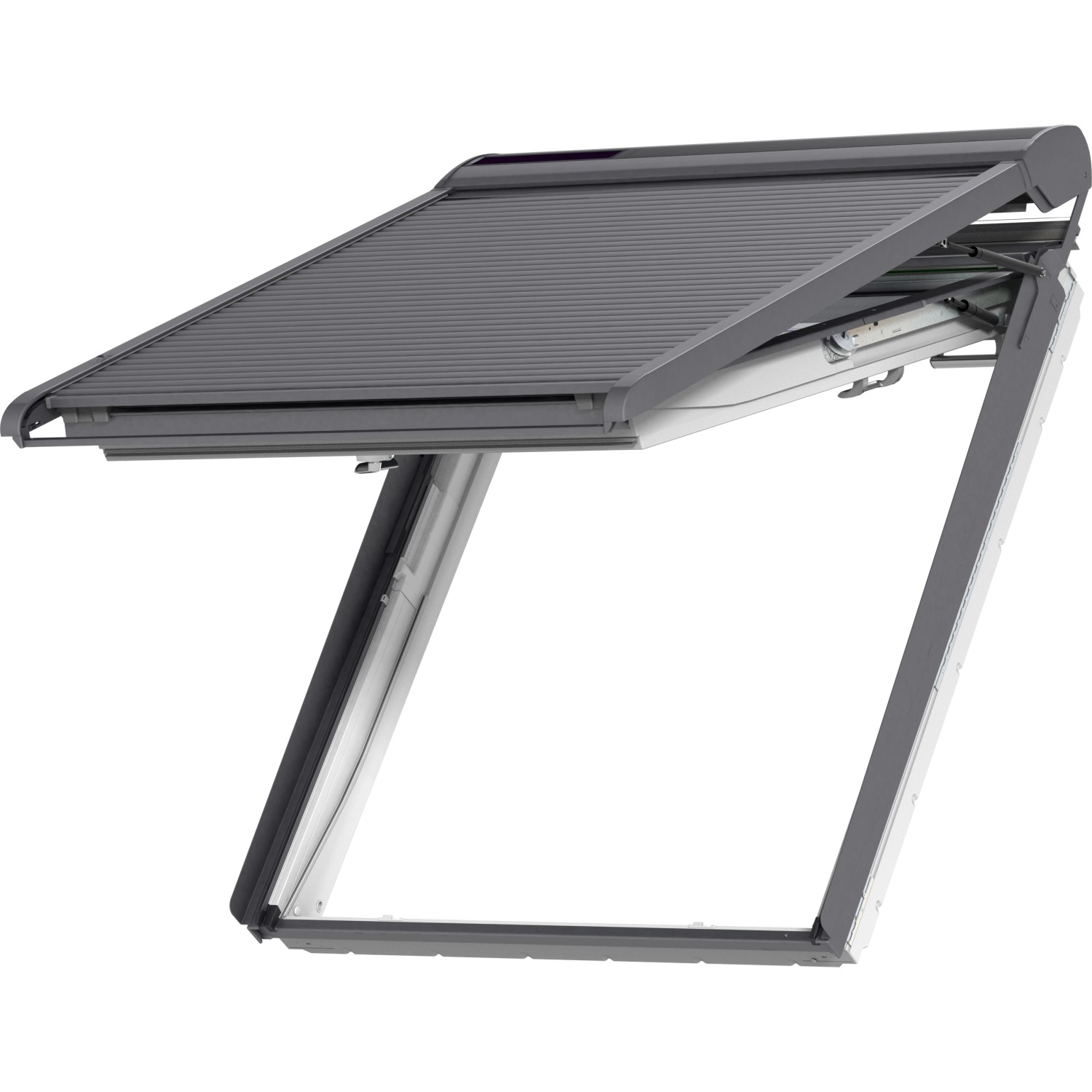 Velux SolarRollladen SST SK10 0000 Aluminium Dunkelgrau 114 x 160 cm kaufen bei OBI