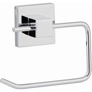 Fackelmann Toilettenpapierhalter Mare, Chrom, quadratisches Design.