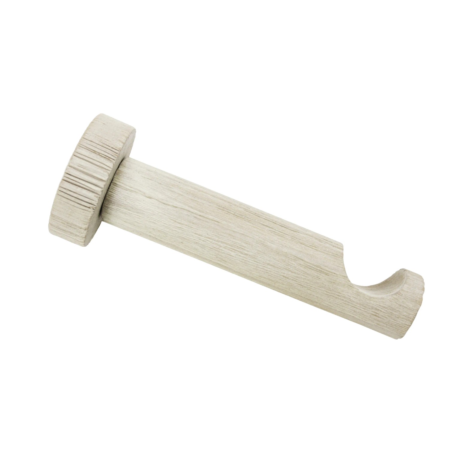 Gardinia Holz-Träger Country für Ø 25 mm offen 12 cm Castell Eiche ...