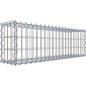 Gabiona Gabionenkorb 30 cm x 100 cm x 20 cm Maschenw 5 cm x 10 cm
