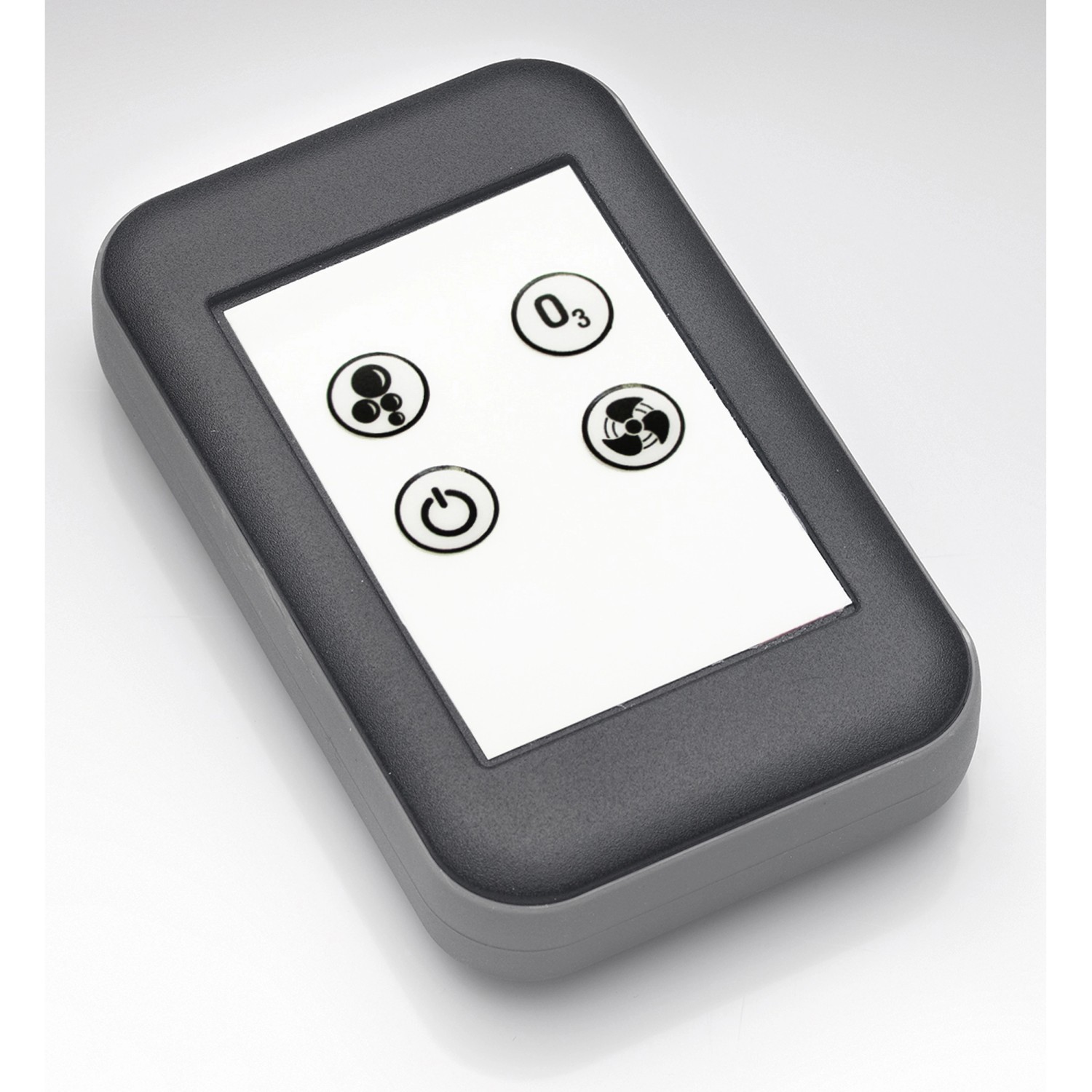 Fernbedienung für Ottofond Whirlpool Luna mit vier Tasten.