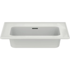 Ideal Standard Strada II Möbelwaschtisch, 64x46 cm, Weiß, ohne Hahnloch, mit Überlauf.