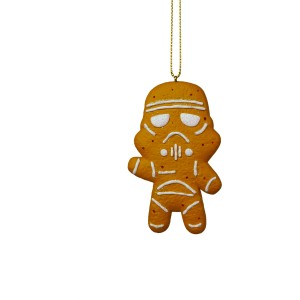 Star Wars Weihnachtsanhänger: Lebkuchen Stormtrooper als Baumbehang.