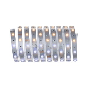 Paulmann MaxLED 250 Basis-Set, 3m LED-Streifen mit Tunable White Funktion, silber.