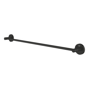 Schwarzer Grohe Badetuchhalter Start, 60 cm, zur Wandmontage.