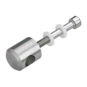 Rundstabhalter V4A aus Edelstahl für Treppen und Geländer.