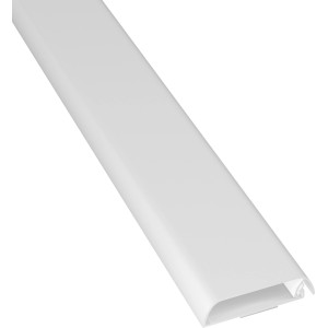 Weißer D-Line Kabelkanal, 60x15 mm, 1 Meter lang, zur Kabelverlegung.