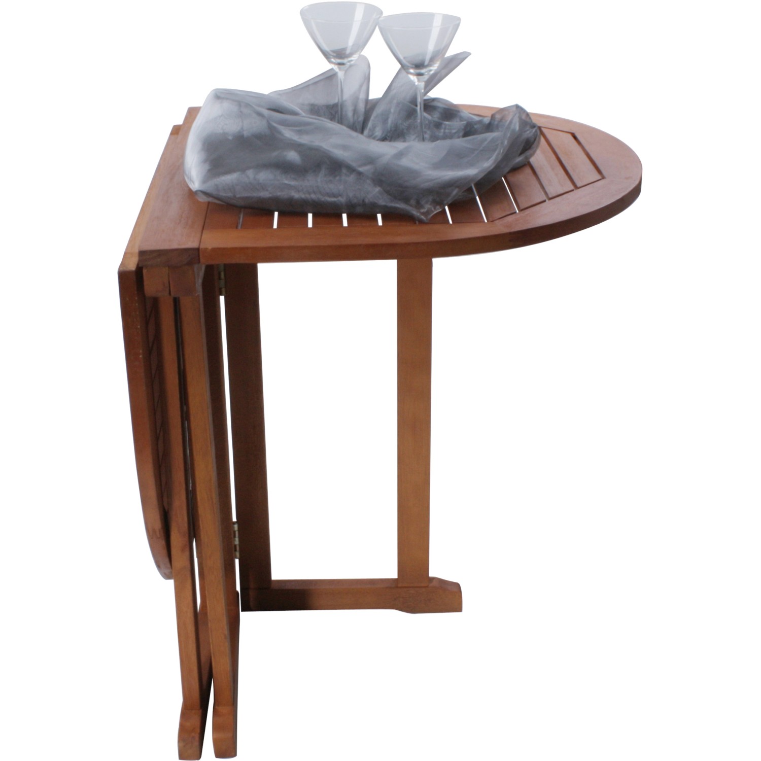 Balkontisch Baltimore oval klappbar Holz kaufen bei OBI