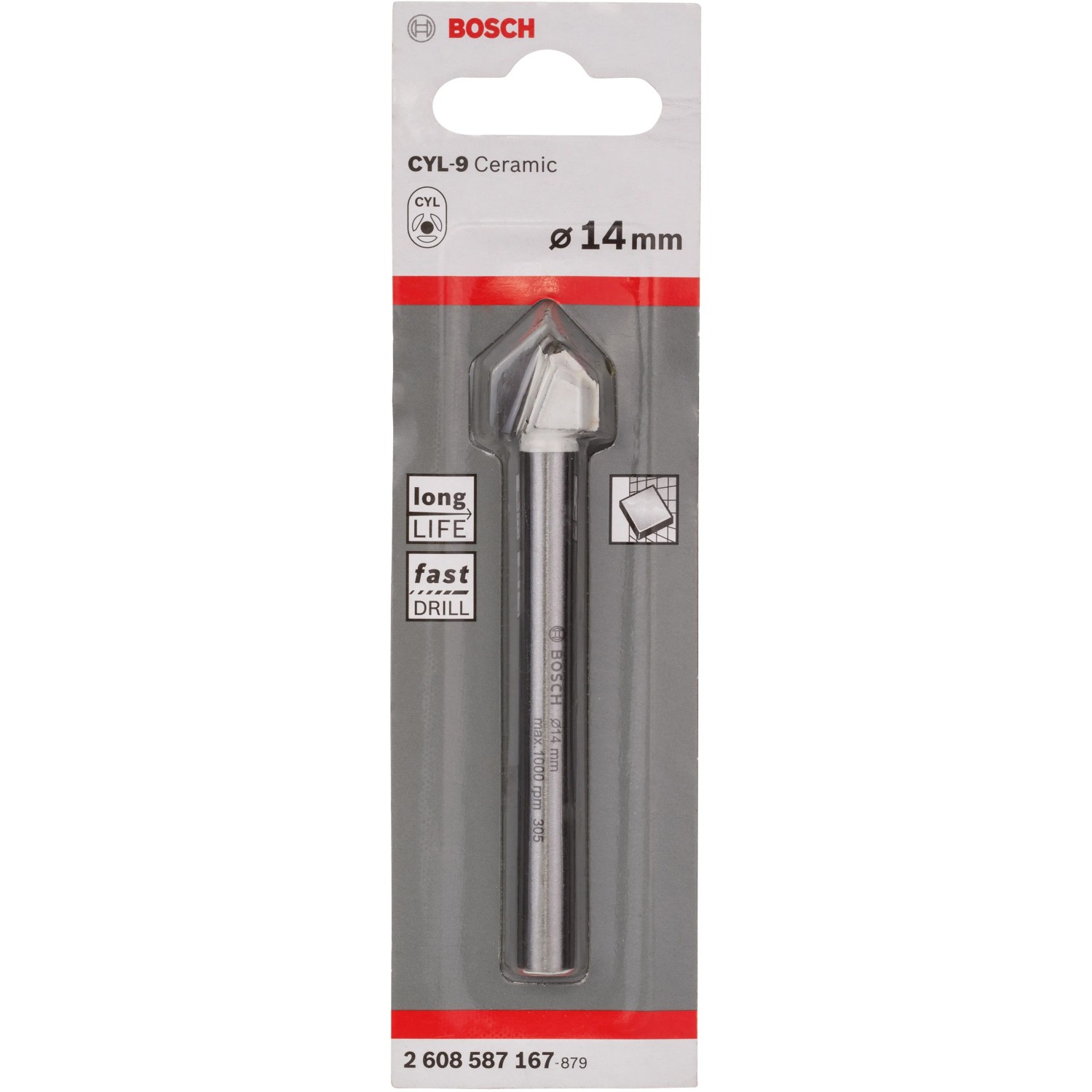 Bosch Fliesenbohrer-Set CYL-9 Ceramic 5tlg. 5,5 - 10 mm Bosch Fliesenbohrer-Set CYL-9 Ceramic 5tlg. 5,5 - 10 mm