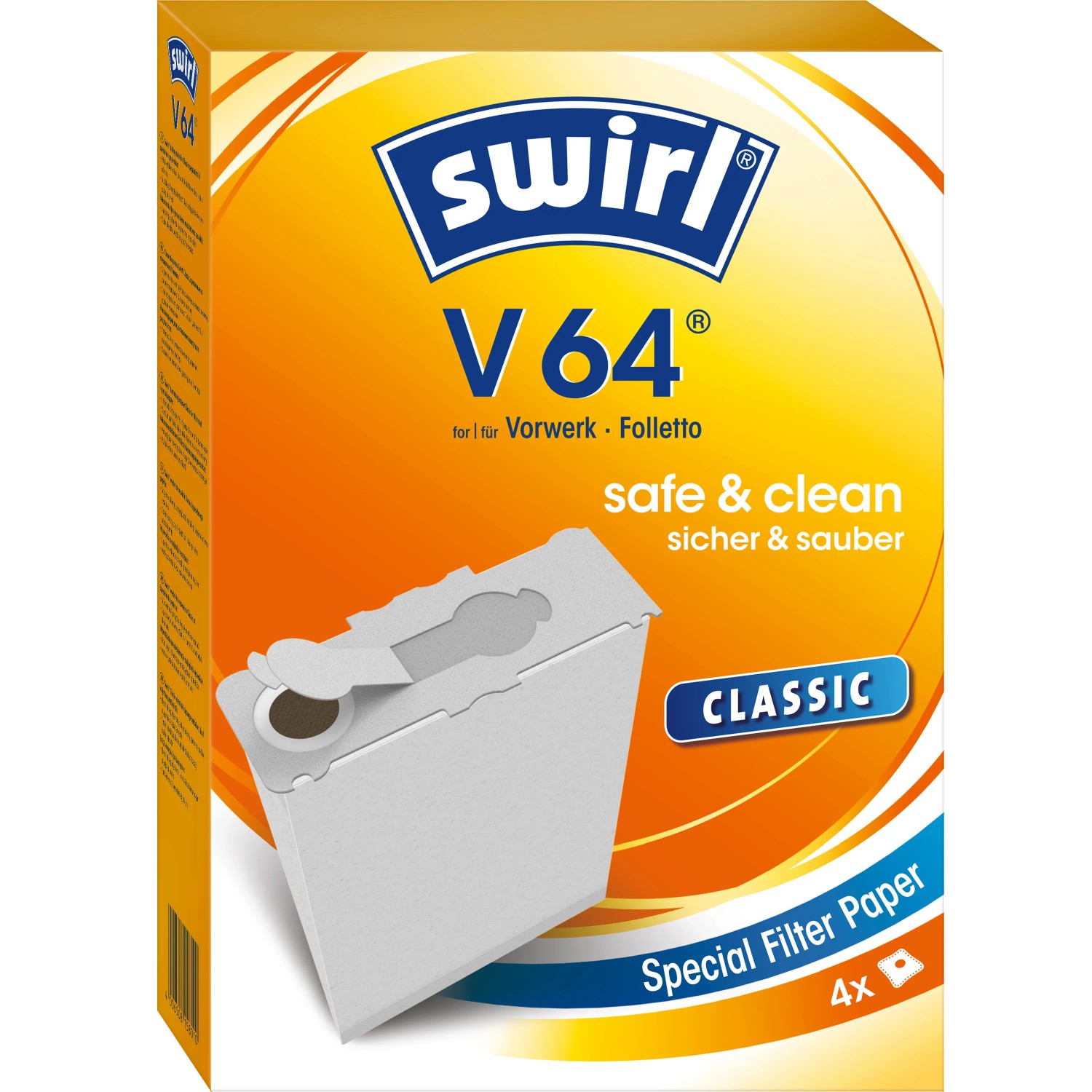 Swirl® Staubsaugerbeutel V 64® Classic 4 St. kaufen bei OBI