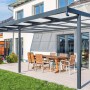 Gutta Terrassendach Premium Anthrazit Stegplatten PC Weiß Opal 5.100 x 5.060 mm_2