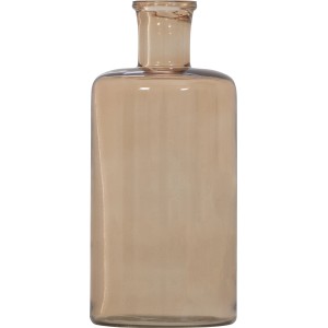 Glas Vase Braun 22,25 cm x Ø 10,25 cm