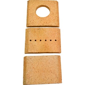 Schamottstein Hinten für Werkstattofen Hiri 3.0