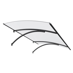 Roro Vordach V153 Anthrazit 120 cm x 85 cm x 25 cm