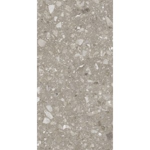 Feinsteinzeug Bodenfliese in Taupe, matt glasiert, 60x120 cm. Steinoptik für Innen- und Außenbereich.