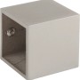 mydeco Wandhalterung für Gardinenstange, Edelstahl-Optik, Ø 1,8 cm.