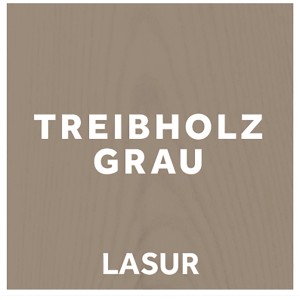 Farbmuster der Bondex Garden Greys Lasur Treibholzgrau für Holz im Außenbereich.