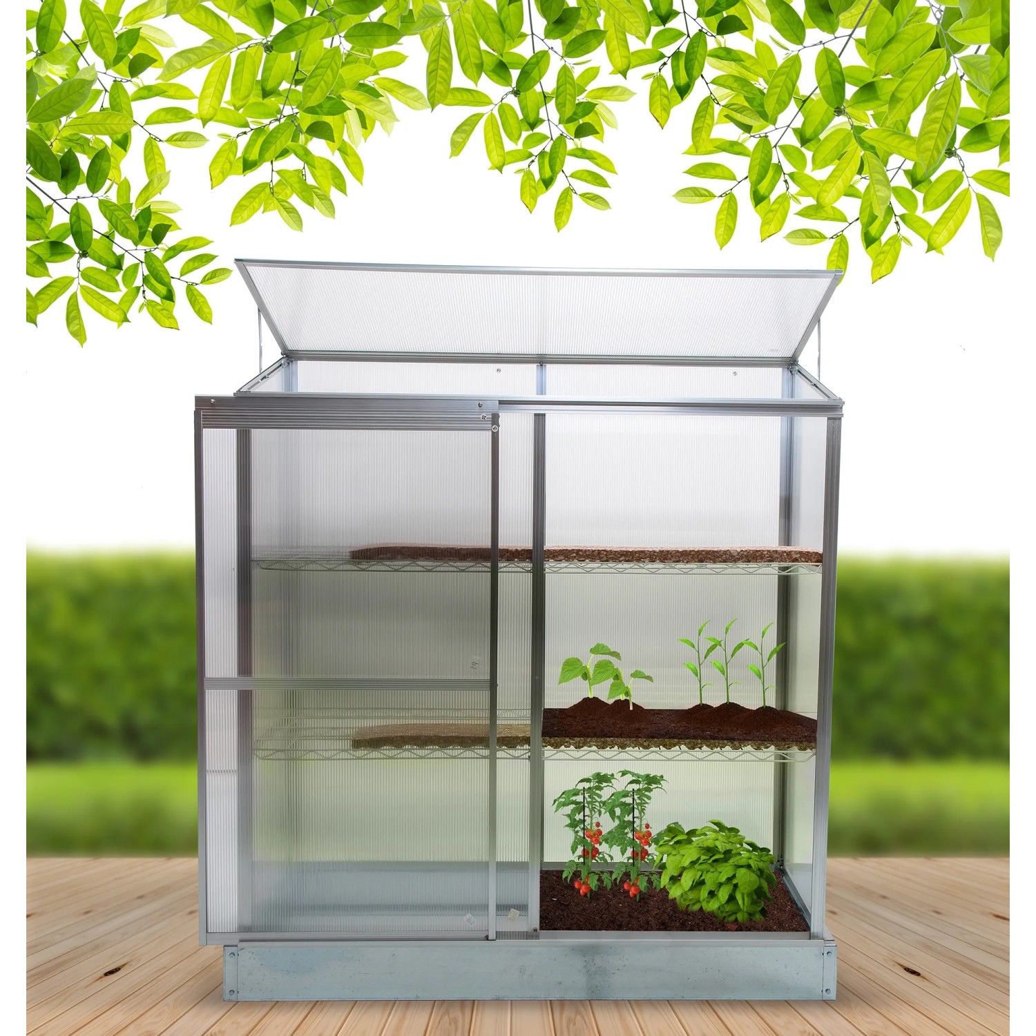 blumenkasten balkon betonoptik Flexi-Design Blumenkasten mit Sichtschutz für Balkone – Potflex main image 1