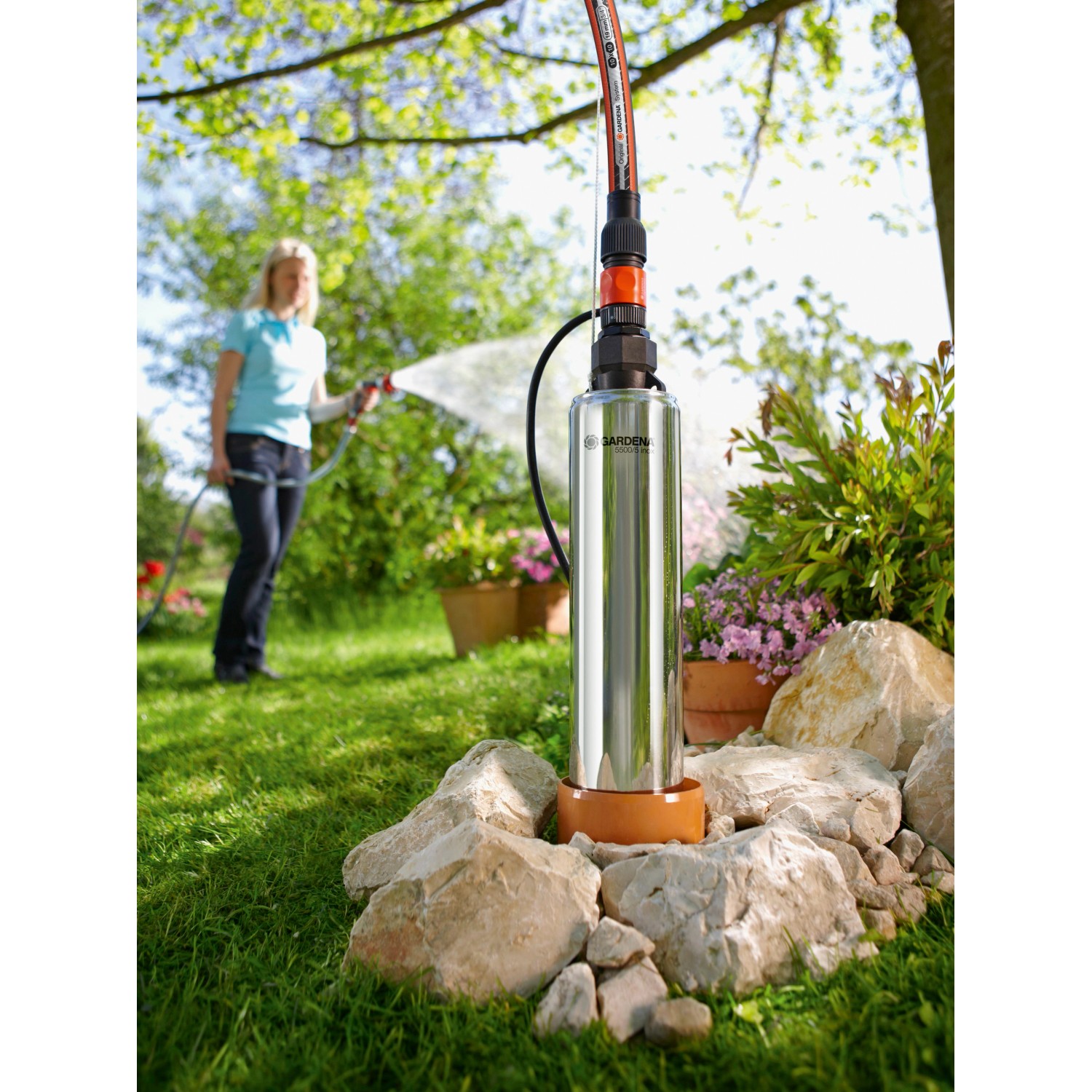 Gardena Tiefbrunnenpumpe 5500/5 Inox kaufen bei OBI