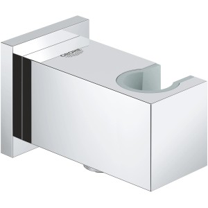 Grohe Euphoria Cube Wandanschlussbogen aus Chrom, Duschzubehör für Handbrause.