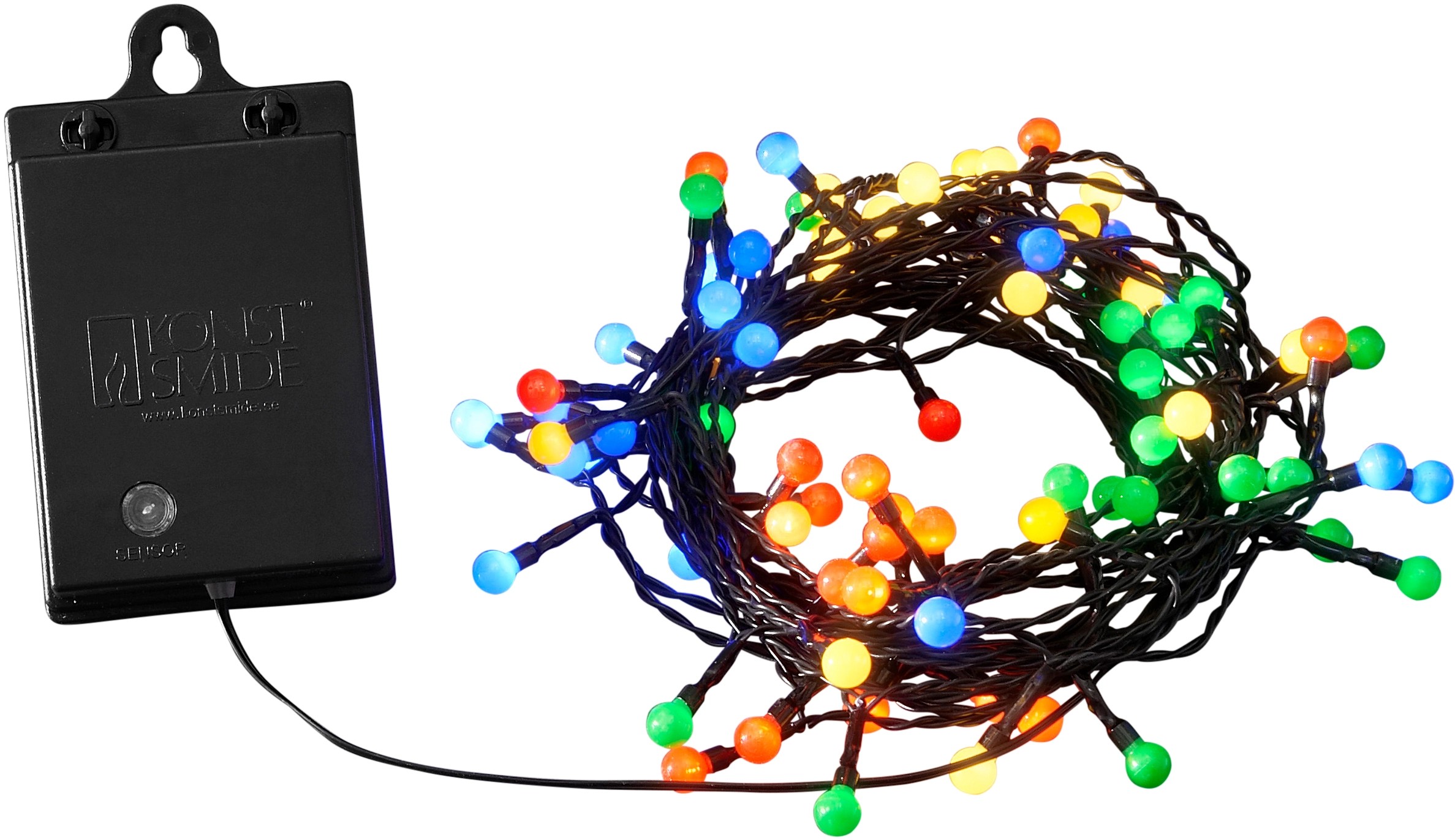 LEDLichterkette Globes 80 bunte LEDs für innen und außen kaufen bei OBI