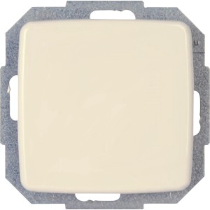 Kopp Aus-/Wechselschalter Rivo, cremeweiß, für Schalterprogramme.