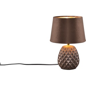 Reality Tischleuchte Ariana Braun Ø 18 cm