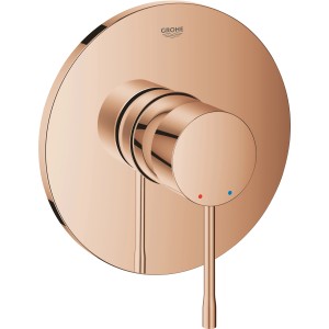Grohe Essence Einhand-Brausebatterie Warm Sunset für Unterputzmontage.