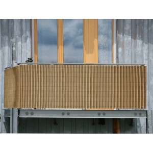 Floraworld Kunststoffmatte als Sichtschutz auf einem Balkon, Farbe: Color.