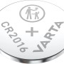 Varta CR2016 Knopfzelle, 2er-Pack. Batterie für Elektronikgeräte, lange Lagerfähigkeit.