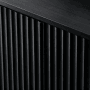 okwish Sideboard mit Wellenform Aufbewahrung Wohnzimmer 150x40x70cm Schwarz_8