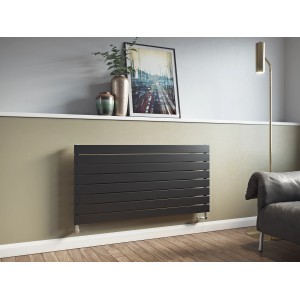 Ximax Raumheizkörper P1, horizontal, anthrazit, 595x1000 mm, 634 Watt. Heizkörper mit Paneelprofilen.