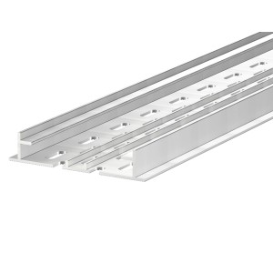 GS Terrassen Unterrinne für Rinne Proside 100 mm x 20 mm x 2.000 mm Alu Blank