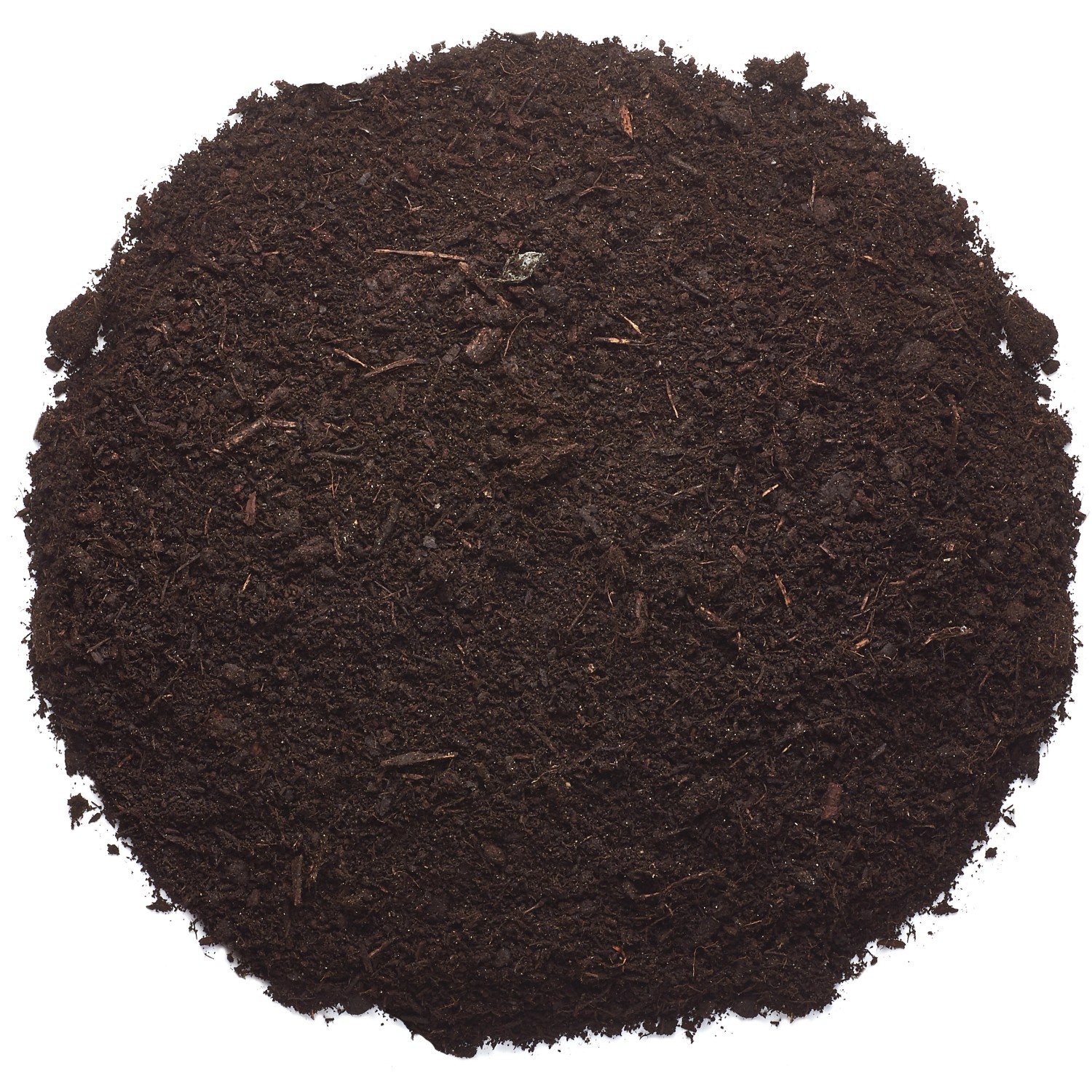 Nahaufnahme von OBI Bio Garten- und Hochbeeterde, torffrei, zur Bodenverbesserung.