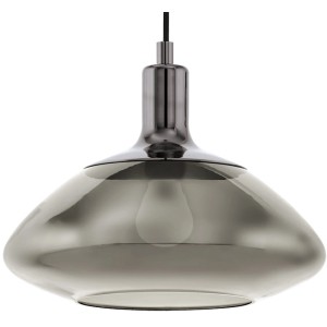 Eglo Hängeleuchte Torrontes Schwarz-Transparent