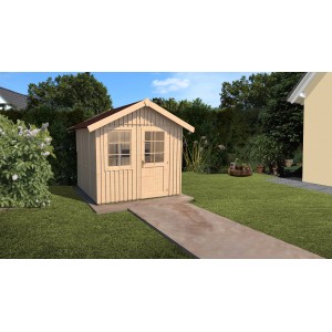 Weka Holz-Gartenhaus Satteldach Lasiert 298 cm