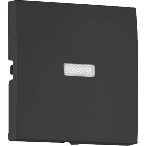 Schwarze E2 Elektro Wippe mit Linse Logus für Schalter und Taster.