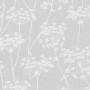 Superfresco Easy Vliestapete Aura Grey mit filigranem, weißen Blümchenmuster.