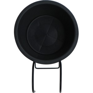 Balkontopf Polyrattan Natur Ø 19 cm x 22 cm