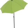 Grüner Siena Garden Marktschirm, Ø 180 cm, mit Handöffner. Sonnenschirm für Garten und Balkon.
