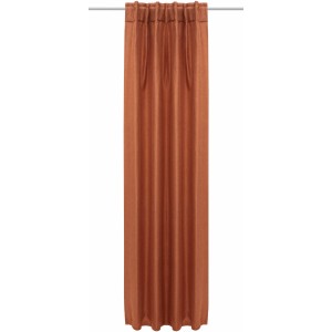 Kupferfarbener DimOut Schlaufenschal, 245x135 cm, blickdicht und verdunkelnd.