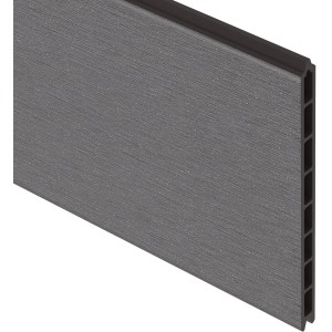 Sichtschutzzaun Einzelprofil System WPC XL Anthrazit 30 cm x 178 cm x 2 cm