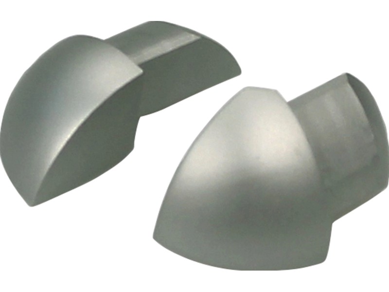 HACEKA IXI Schraubenabdeckung 12 Stück - Edelstahl Gebürstet Für Badaccessoires