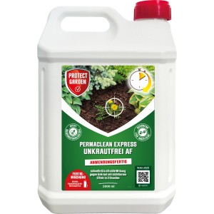Kanister Protect Garden Permaclean Express Unkrautfrei AF 5 l für Unkrautbekämpfung im Beet.