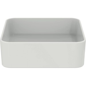 Ideal Standard Strada II Aufsatzwaschtisch, 40x40 cm, weiß, ohne Hahnloch und Überlauf.