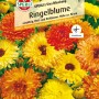 Samenpackung Sperli Ringelblume Viva Mischung mit gelben und orangen Blüten.