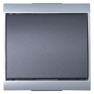 Kopp Taster Malta in Anthrazit für Schalterserien. Neutrales Design.