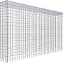 Gabiona Gabione-Anbaukorb Typ 3, 100x200x40 cm, Maschenweite 5x5 cm, aus verzinktem Drahtgitter.