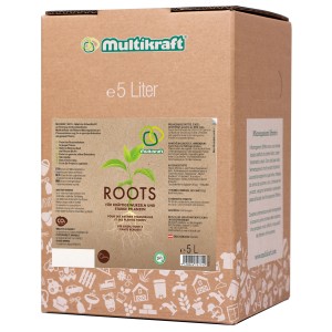 Multikraft Pflanzenstärkung Roots 5l im Karton. Pflanzenstärkungsmittel für kräftiges Wachstum.